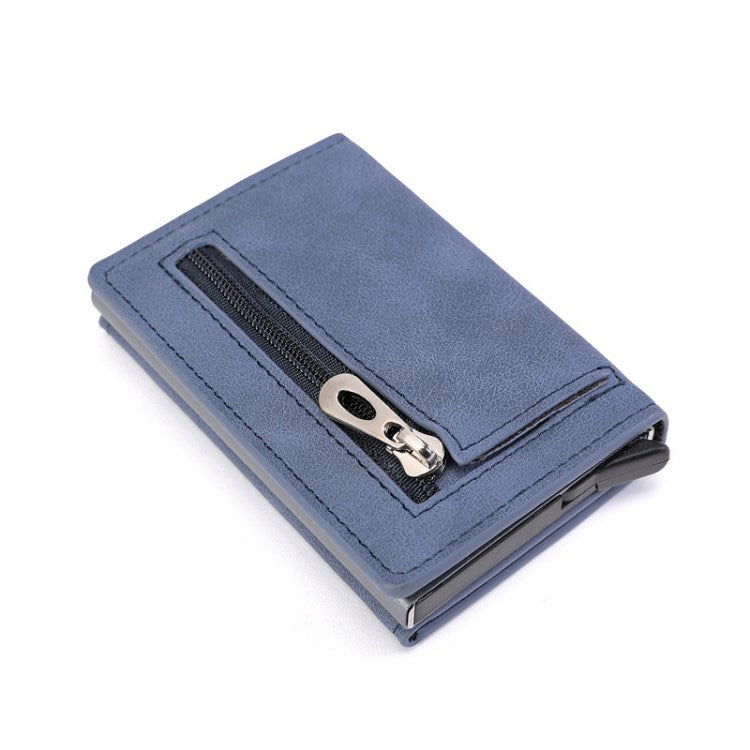RFID Blocking Card Holder Portable Zipper Pocket Wallet for Men Women RFID Blocking Card Holder Portable Zipper Pocket Wallet for Men Women